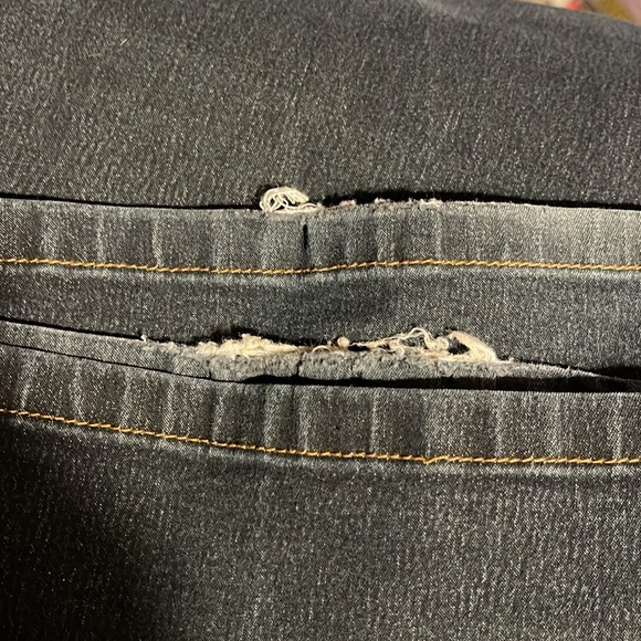 GUC David Kahn Jeans 5 Pocket Bootcut Jeans, Black, Size 14 - Picture 5 of 9